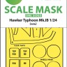 Art Scale 200-M24005 Hawker Typhoon Mk.IB one-sided express masks 1/24
