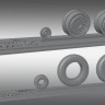 Print Scale PSW72017 Grumman Avenger Resin Rims And Elastic Rubber Wheels 1/72