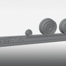 Print Scale PSW72017 Grumman Avenger Resin Rims And Elastic Rubber Wheels 1/72