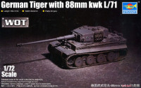 Trumpeter 07164 Tiger with 88mm kwk L/71 1/72