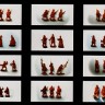 Strelets STR905 Court and Army of Peter The Great. 4 sets including 031 and 042 1/72