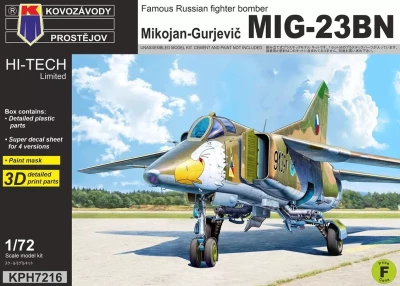 Kovozavody Prostejov H7216 MiG-23BN (4x camo) HI-TECH 1/72