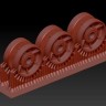 A-resin 35089 КВ-1, КВ-1С, СУ-152 ЧКЗ  поддерживающий каток без амортизации поздний 1/35