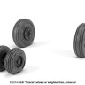 Armory ARAW32309 Grumman F-14A/F-14B Tomcat early type wheels with weighted tires/tyres 1/32