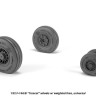Armory ARAW32309 Grumman F-14A/F-14B Tomcat early type wheels with weighted tires/tyres 1/32