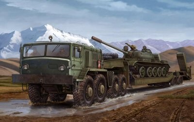 Trumpeter 00211 Автомобиль МАЗ-537 с прицепом 1/35