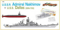 Dragon 7112 ADMIRAL NAKHIMOV + U.S.S. DALLAS (1/700)