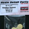 Kora Model DS72127 Hawker Demon British - Wheels set (AIRFIX) 1/72