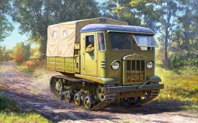 Звезда 3663 СТЗ-5 "Сталинец" советский тягач 1/35