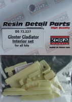Kora Model DS72227 Gloster Gladiator Interior Set (for all kits) 1/72
