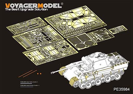 Voyager Model PE35984 WWII German Panther A Tank Early version Basic (TAKOM 2097) 1/35