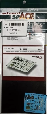 Eduard 3DL48263 P-47N SPACE (MINA) 1/48