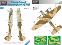 Lf Model M48133 Mask Maryland Camouflage painting Part I. 1/48