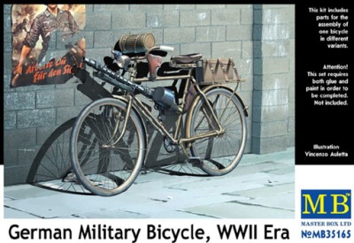 Master Box 35165 German military bicycle, WW II era 1/35