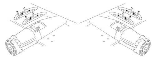 CMK 4249 Junkers Ju 88A - Wing racks for Drag. 1/48