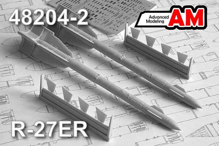 Advanced Modeling AMC 48204-2 Р-27ЭР Авиационная управляемая ракета класса «Воздух-воздух» 1/48