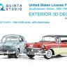 Quinta studio QP+24015 Автомобильные номера США, юго-восточные штаты, 1950-1960 , часть2 1/24