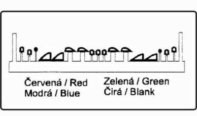 CMK 7031 Navigation Lights - clear, red, blue, green 1/72