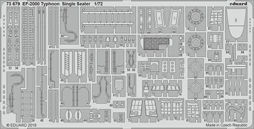 Eduard 73679 1/72 SET EF-2000 Typhoon Single Seater (REV)