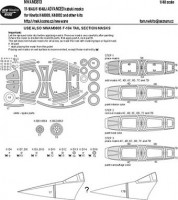 New Ware NWA-M0813 1/48 Mask TF-104G / F-104DJ ADVANCED (KIN)
