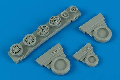 Wheelliant 148009 F-16C/CJ (block 50/52) weighted wheels (TAM) 1/48