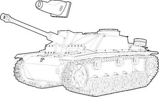 CMK 3054 Stug III - exterior set (field and fabric version)TAM 1/35