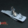 ЭВМ RS48099 ЛаГГ-3 Кресло пилота с бронеспинкой и ремнями из 3D-декали ЛаГГ-3 Звезда 1/48