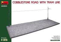 Miniart 36065 Cobblestone Road w/Tram Line (Injection Mold) 1/35