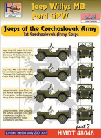 Hm Decals HMDT48046 1/48 Decals J.Willys MB/Ford GPW CZ Army Corps