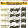 Hm Decals HMDT48046 1/48 Decals J.Willys MB/Ford GPW CZ Army Corps