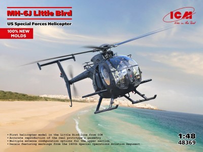 ICM 48369 MH-6J Little Bird, US Spec. Forces Helicopter 1/48