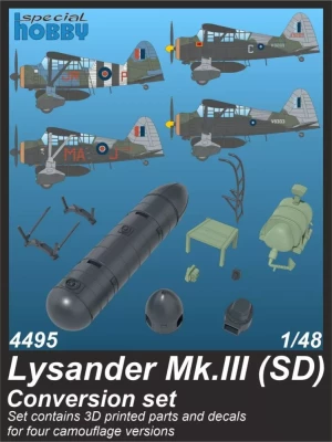CMK SP4495 Lysander Mk.III (SD) Conversion Set w/ decals 1/48