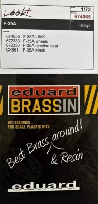 Eduard 674065 BRASSIN F-35A Lookplus 1/72