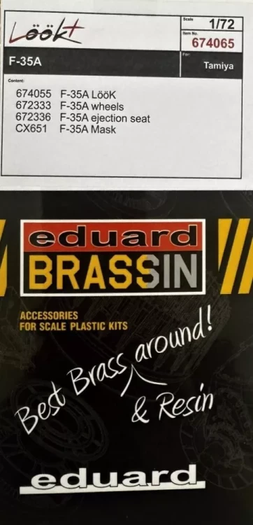 Eduard 674065 BRASSIN F-35A Lookplus 1/72