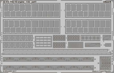 Eduard 32413 F4U-1D engine 1/32
