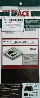 Eduard 3DL32016 Spitfire Mk.I SPACE (KOTARE) 1/32