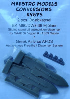 Maestro Models MMCK-4875 1/48 BK M90/DWS 39 & Greek A.F. AFDS (2 pcs.)
