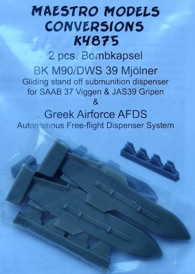 Maestro Models MMCK-4875 1/48 BK M90/DWS 39 &amp; Greek A.F. AFDS (2 pcs.)