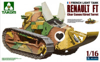 Takom 1001 French light tank Renault FT char canon with the Girod turret 1/16