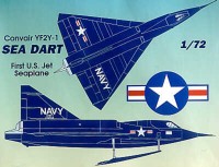 Mach 2 MACH0172 Convair YF2Y-1 Sea Dart flying boat/seaplane 1/72