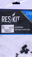 Reskit RS72-0222 Mitsubishi F-2 wheels (HAS) 1/72