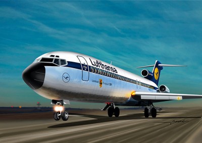Mach 2 GP111LH Boeing 727-200 Lufthansa 1/72