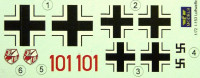 LF Model C7227 Decals for Polikarpov I-153 (Luftwaffe) 1/72