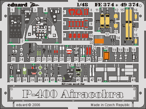 Eduard FE374 P-39/P-400 HAS