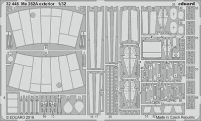 Eduard 32448 SET Me 262A exterior (REV)