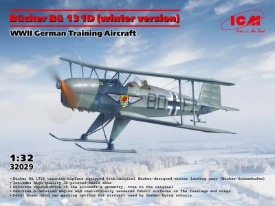 ICM 32029 Bucker Bu 131D - winter version (2x camo) 1/32
