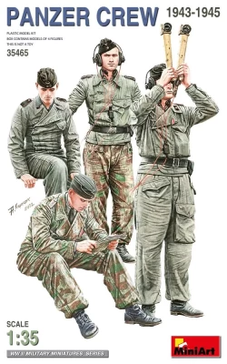 Miniart 35465 Panzer Crew 1943-1945 (4 fig.) 1/35