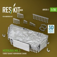 Reskit AVU35002 Merkava Mk.3 turret basket&work.chains (HOBB) 1/35