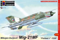 Kovozavody Prostejov 72084 MiG-21MF 'Fishbed J' - CZAF (4x camo) 1/72