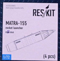 Reskit RS72-0060 MATRA-155 rocket launcher (4 pcs.) 1/72